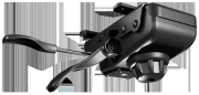 A chair control paddle and locking lever